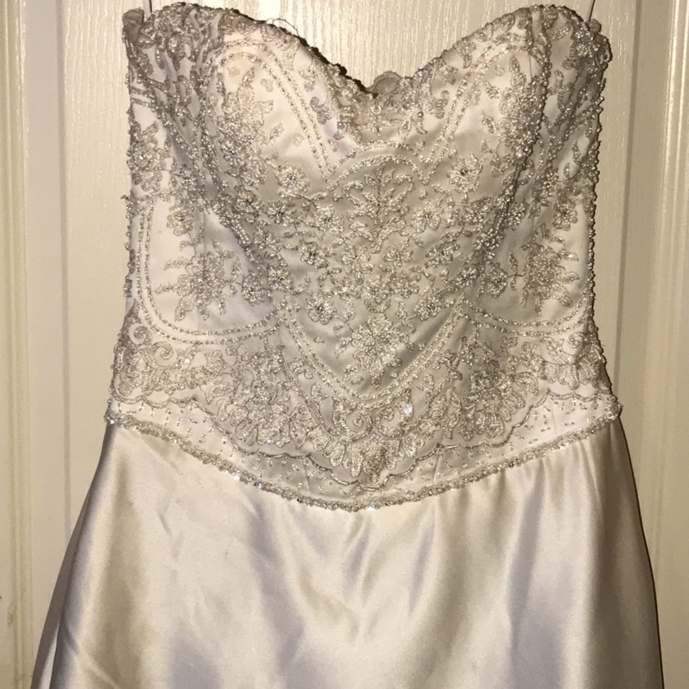 Emerald Bridal wedding dress/cocktail length